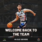 Welcome back Ole Sievers